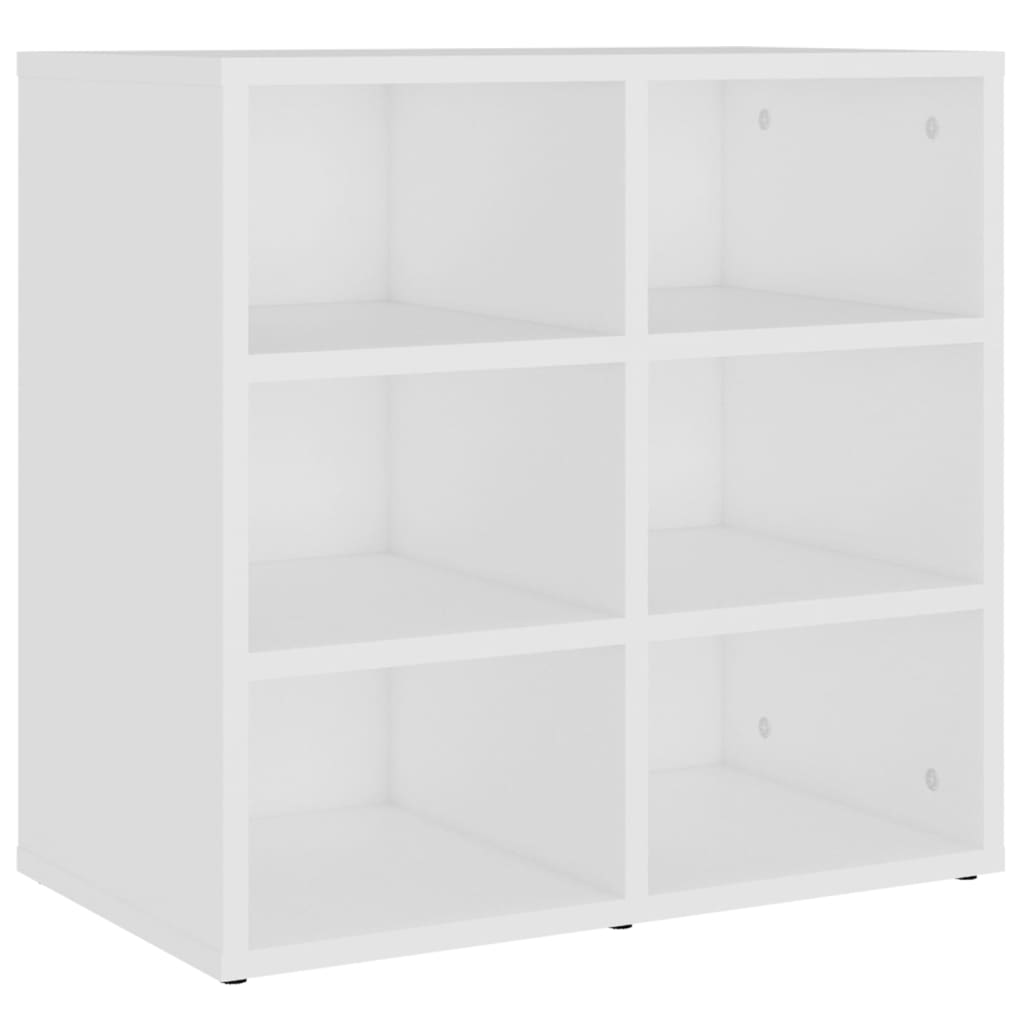 Skoskap 2 stk hvit 52,5x30x50 cm
