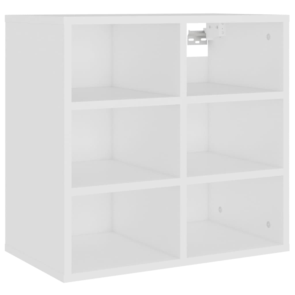 Skoskap 2 stk hvit 52,5x30x50 cm