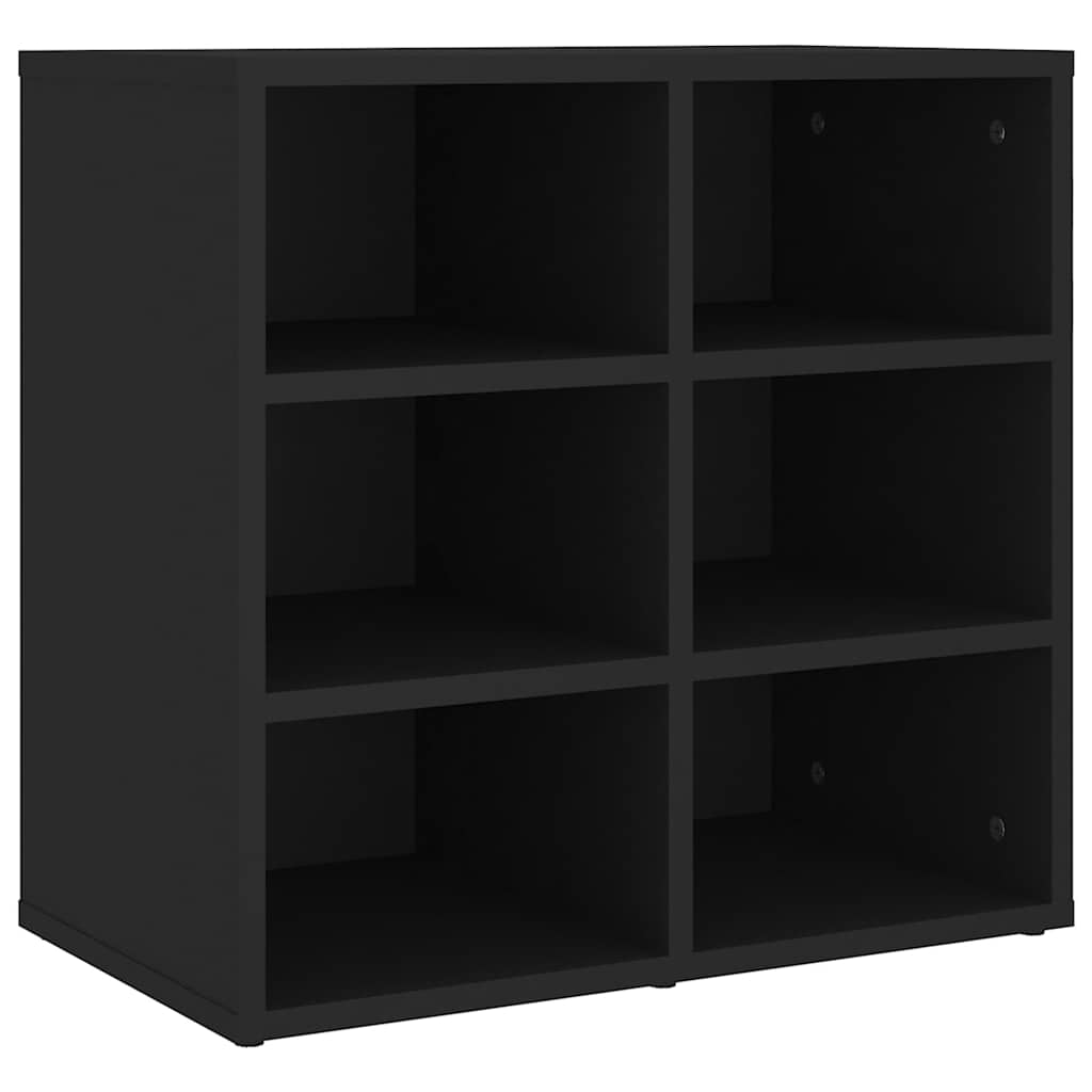 Skoskap 2 stk svart 52,5x30x50 cm