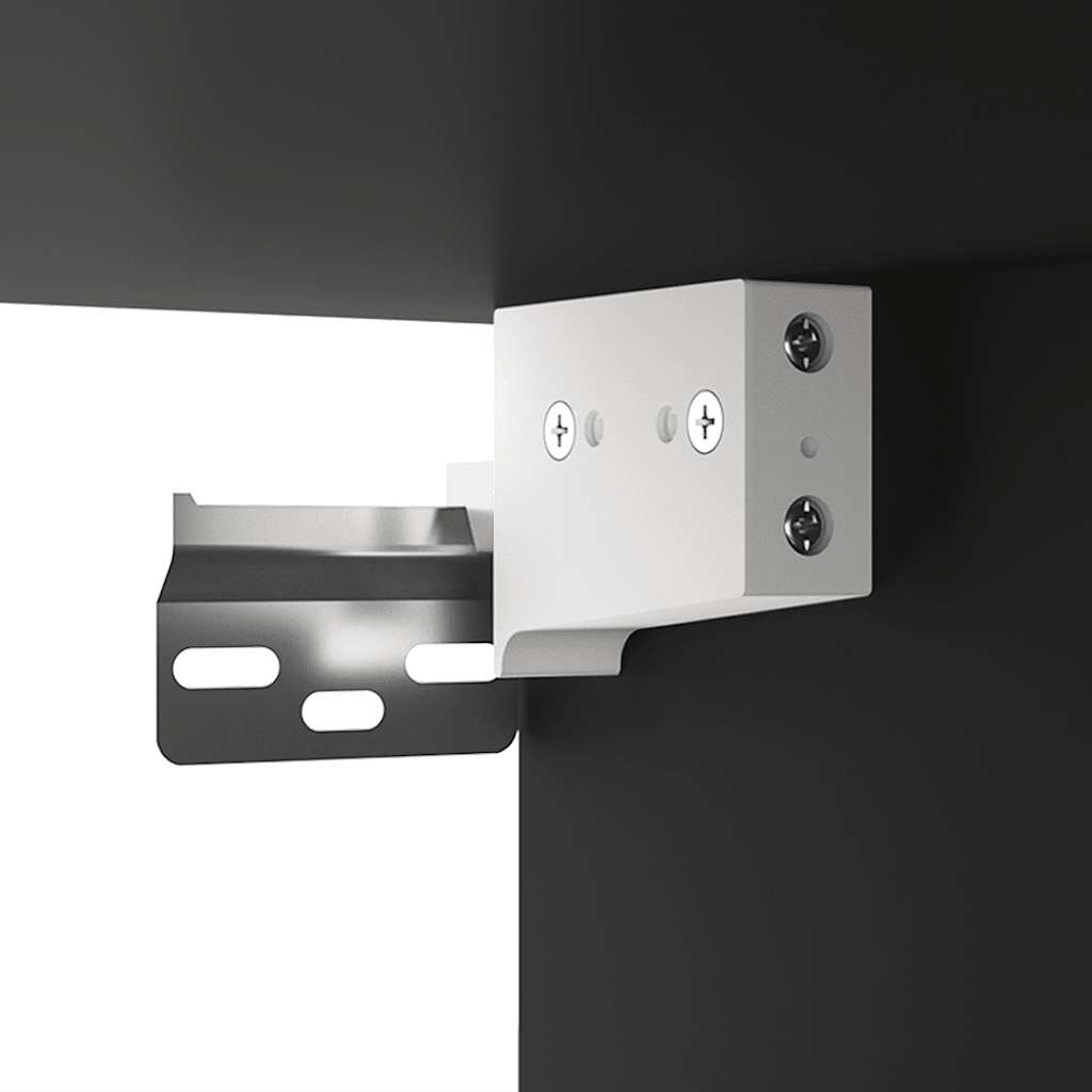 Skoskap 2 stk svart 52,5x30x50 cm