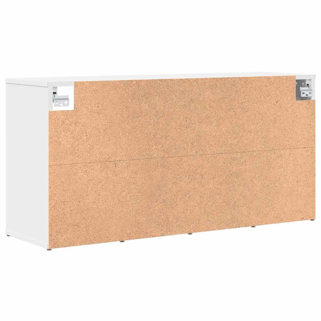 Sko Skap med hylle Hvit 103 x 30 x 51 cm Konstruert tre