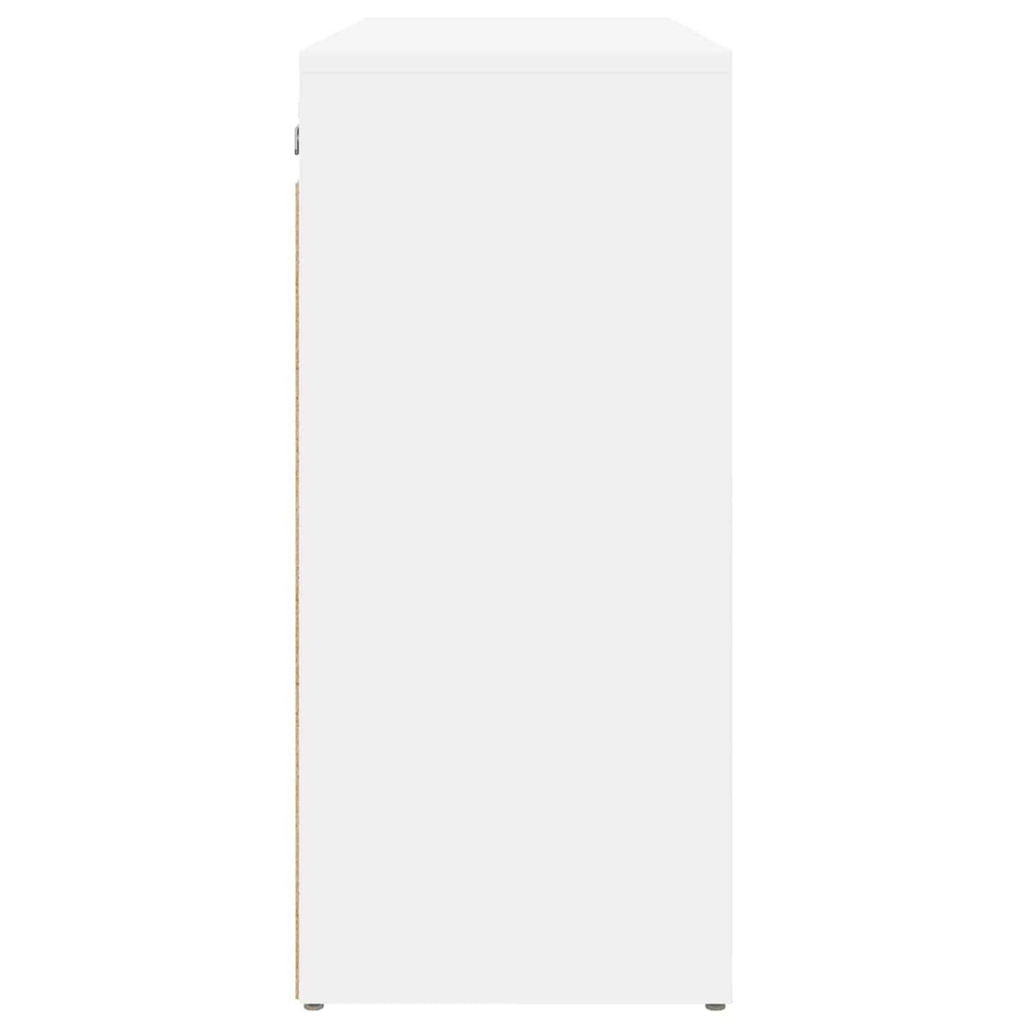 Sko Skap med hylle Hvit 77,5 x 30 x 67 cm Konstruert tre
