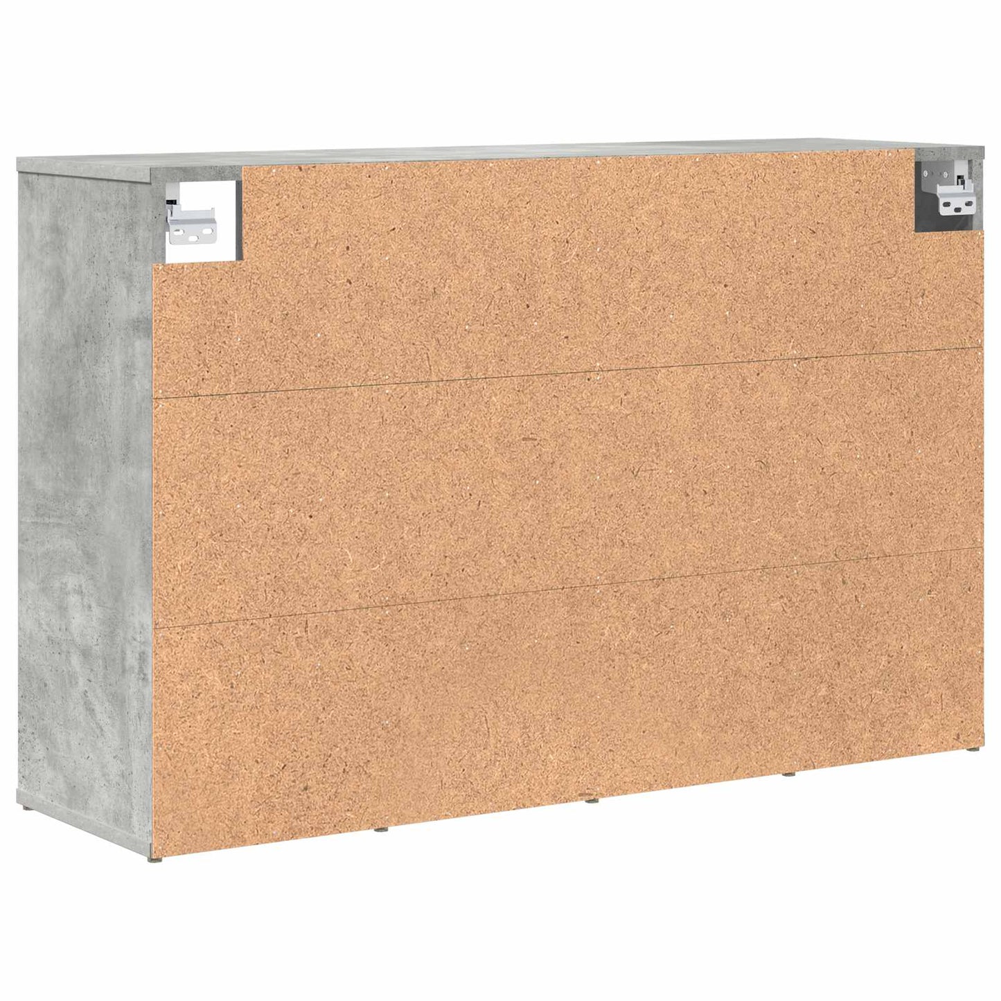 Sko Skap med hylle Betonggrå 103 x 30 x 67 cm Konstruert tre