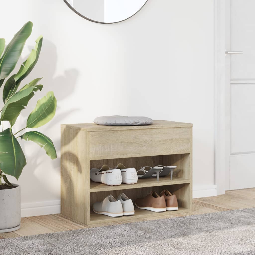 Skobenk sonoma eik 60x30x45 cm konstruert tre