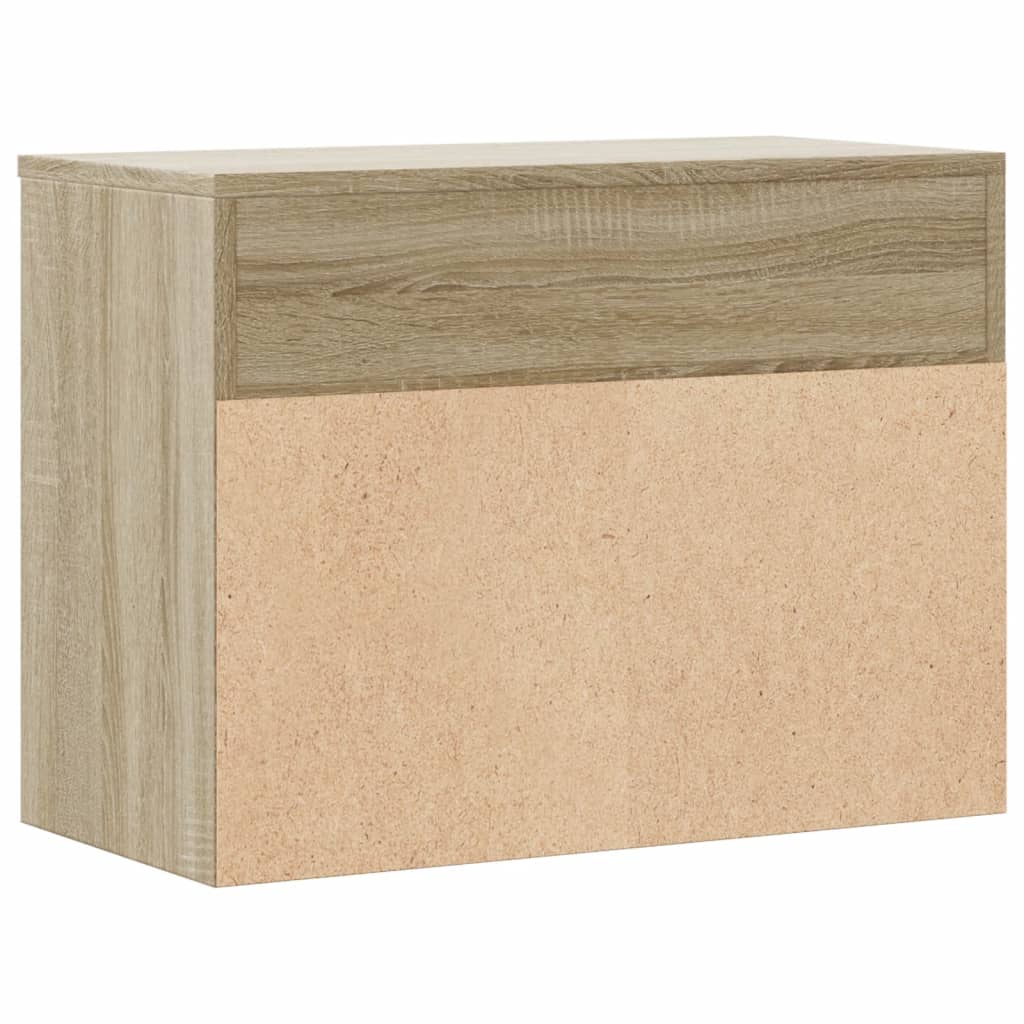Skobenk sonoma eik 60x30x45 cm konstruert tre