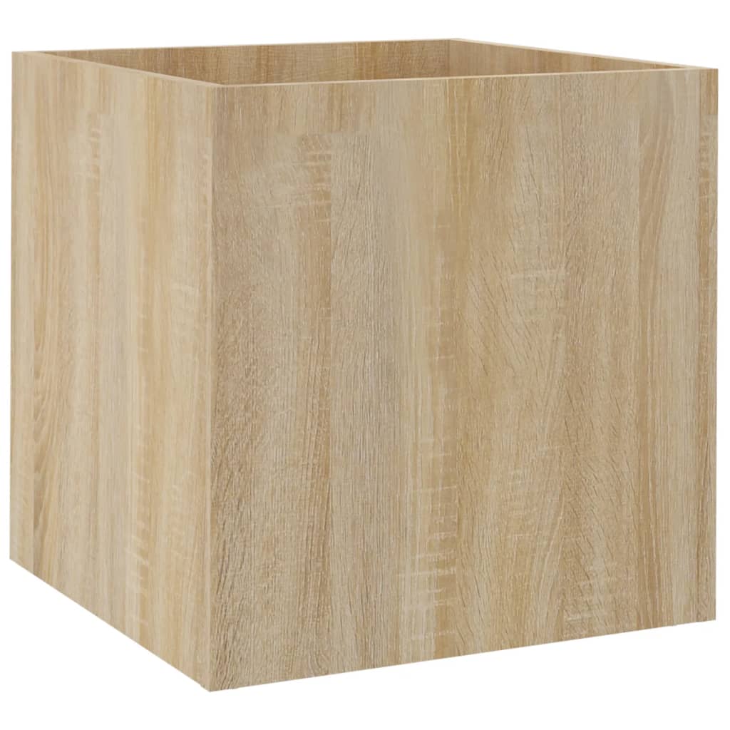 Plantekasse sonoma eik 40x40x40 cm konstruert tre
