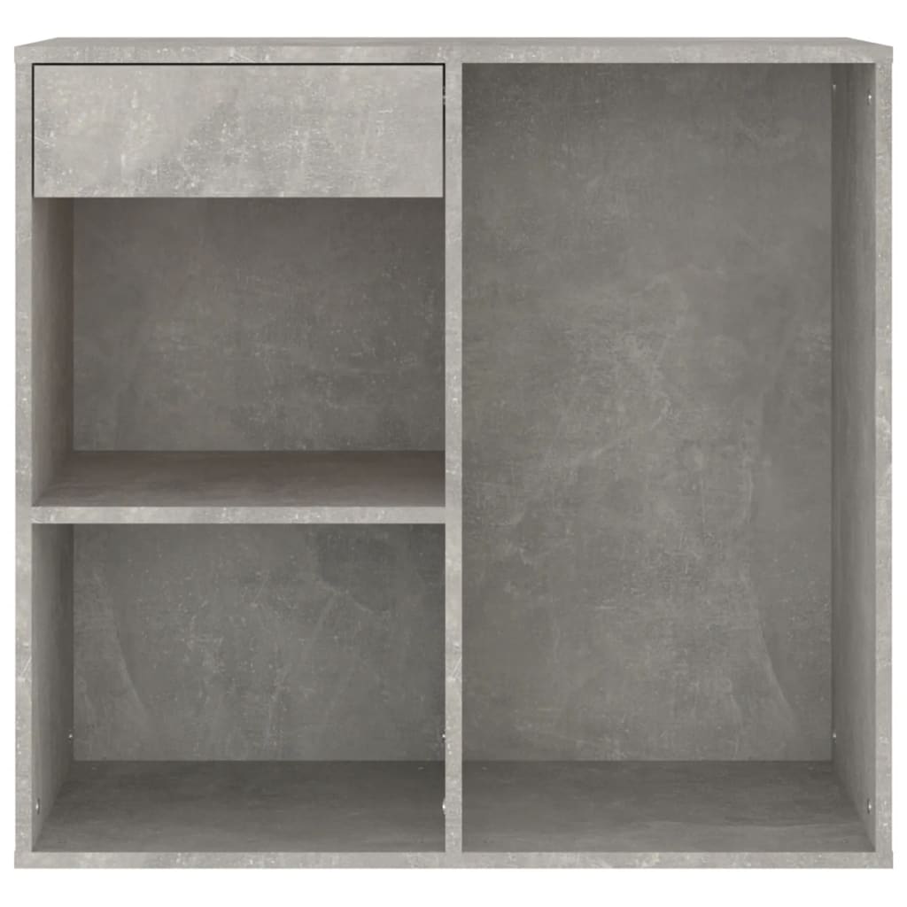 Sminkeskap betonggrå 80x40x75 cm konstruert tre