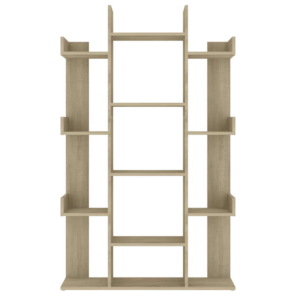 Bokhylle sonoma eik 86x25,5x140 cm konstruert tre