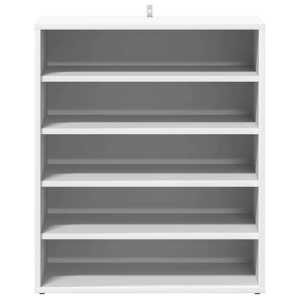 Skoskap hvit 60x35x70 cm konstruert tre