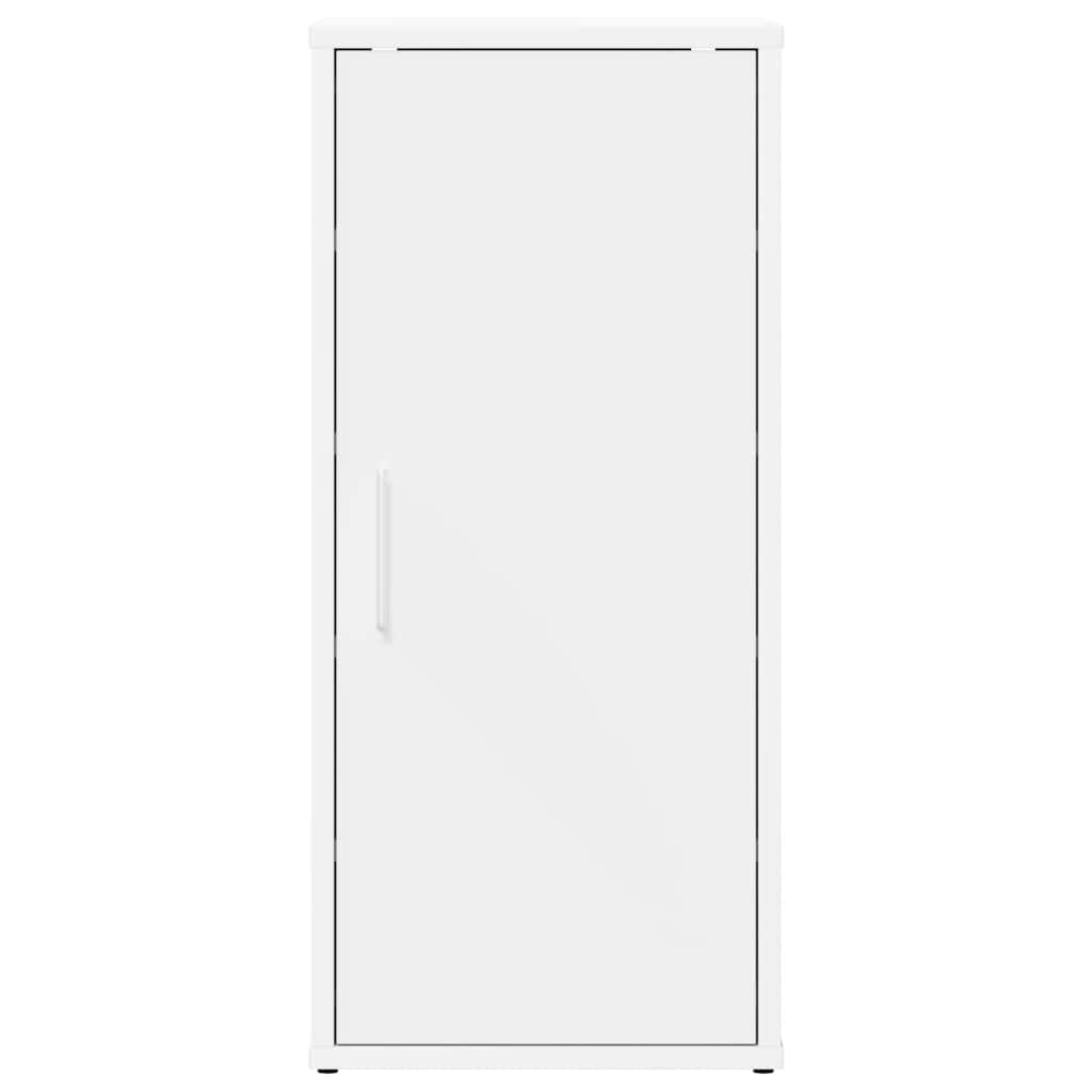 Skoskap hvit 32x35x70 cm konstruert tre