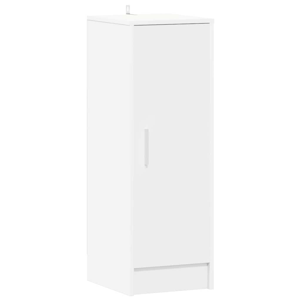 Skoskap hvit 32x35x92 cm konstruert tre