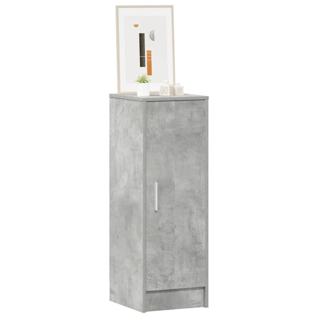Skoskap betonggrå 32x35x92 cm konstruert tre