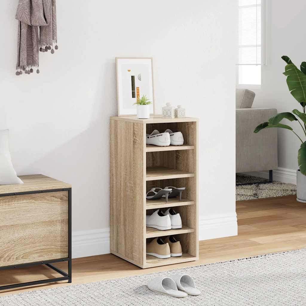 Skoskap sonoma eik 31,5x35x70 cm konstruert tre