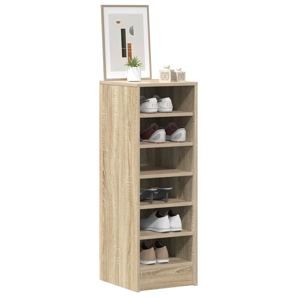 Skoskap sonoma eik 31,5x35x90 cm konstruert tre