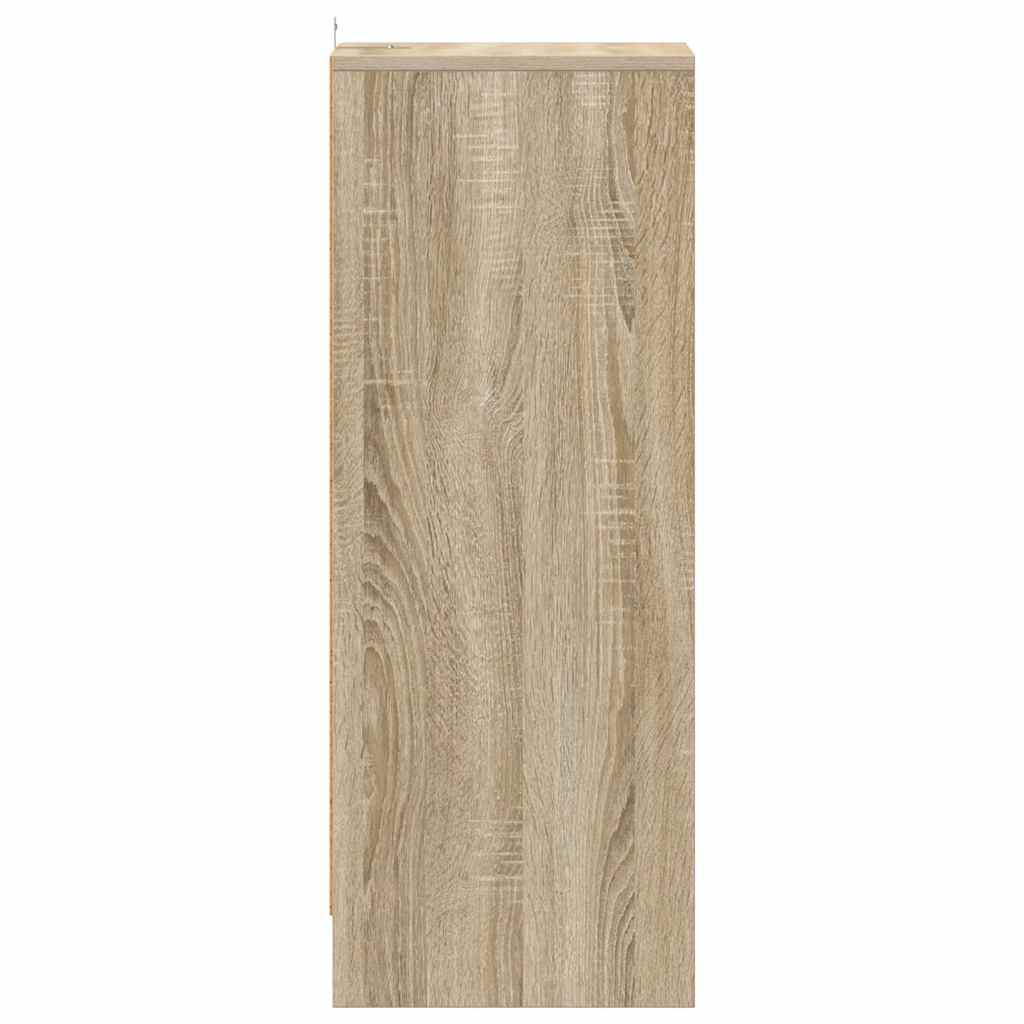 Skoskap sonoma eik 31,5x35x90 cm konstruert tre