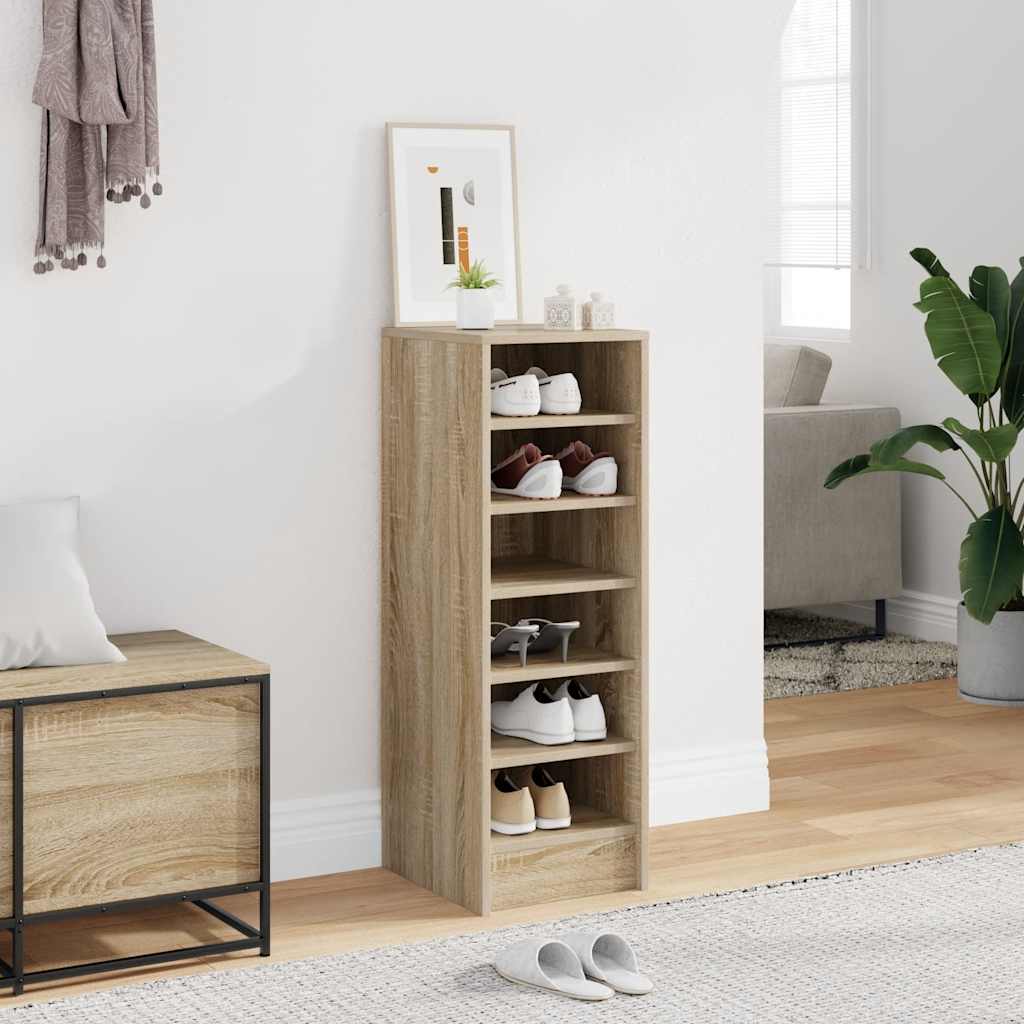 Skoskap sonoma eik 31,5x35x90 cm konstruert tre