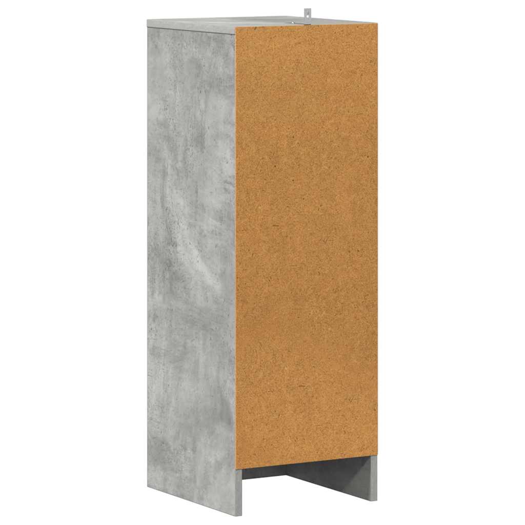 Skoskap betonggrå 31,5x35x90 cm konstruert tre