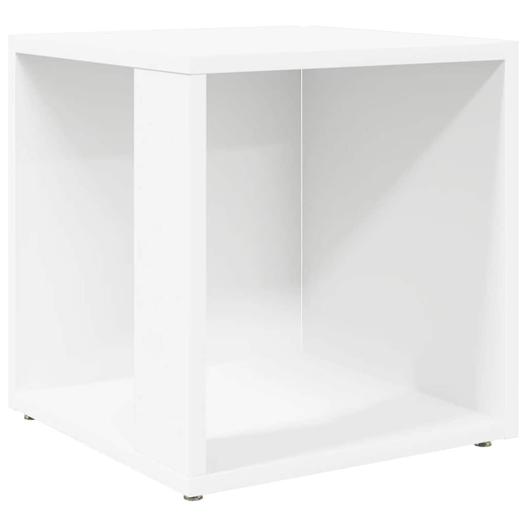 Sidebord hvit 33x33x34,5 cm konstruert tre