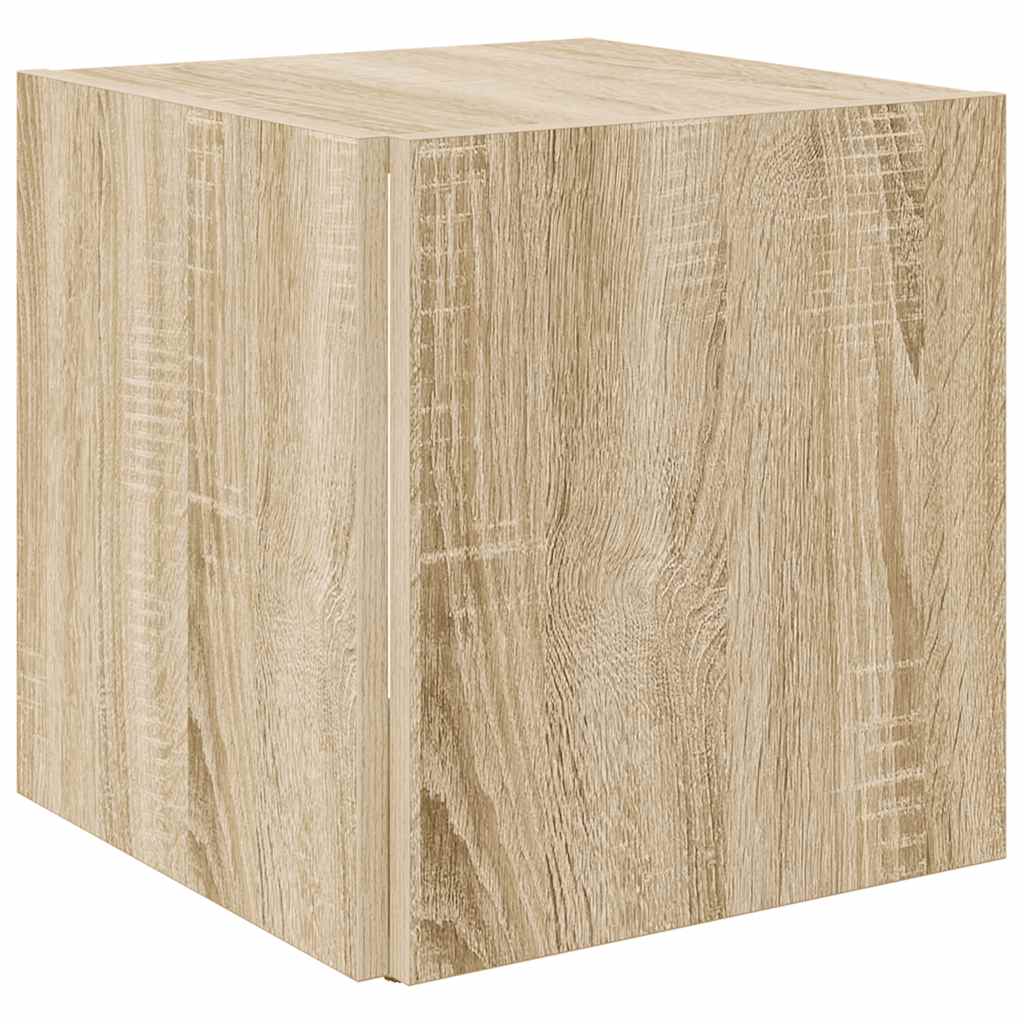 Sidebord sonoma eik 33x33x34,5 cm konstruert tre