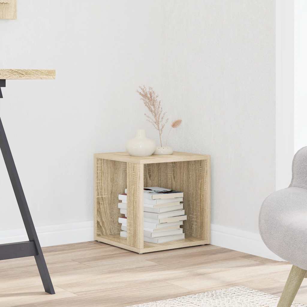 Sidebord sonoma eik 33x33x34,5 cm konstruert tre