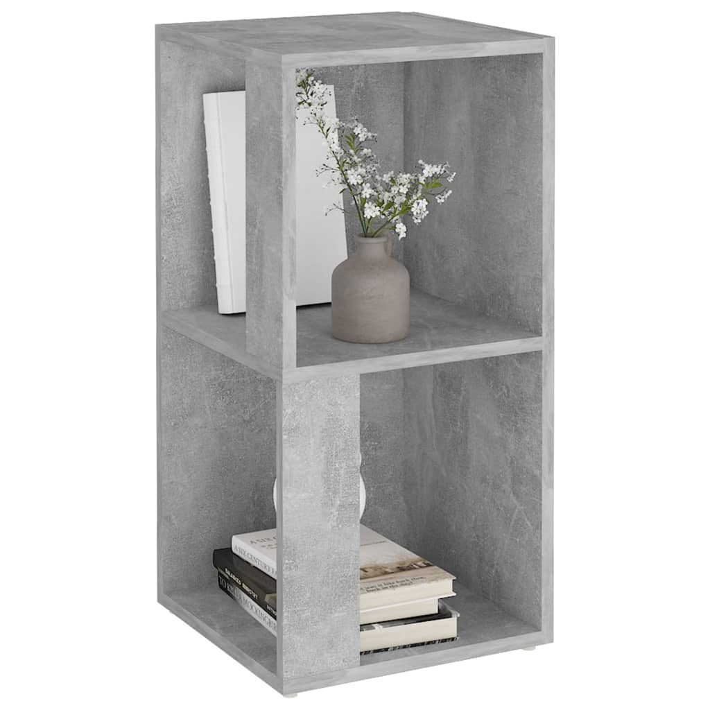 Hjørneskap betonggrå 33x33x67 cm konstruert tre