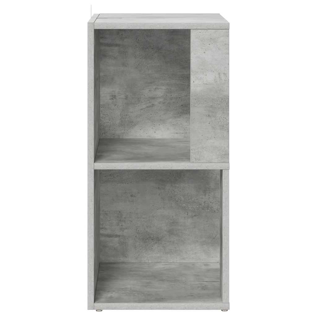 Hjørneskap betonggrå 33x33x67 cm konstruert tre