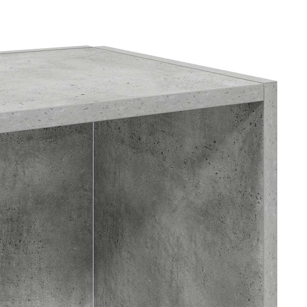 Hjørneskap betonggrå 33x33x67 cm konstruert tre