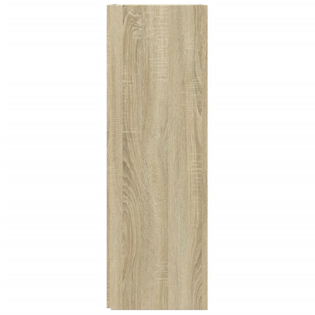 Hengende hjørneskap sonoma eik 33x33x100 cm sponplate
