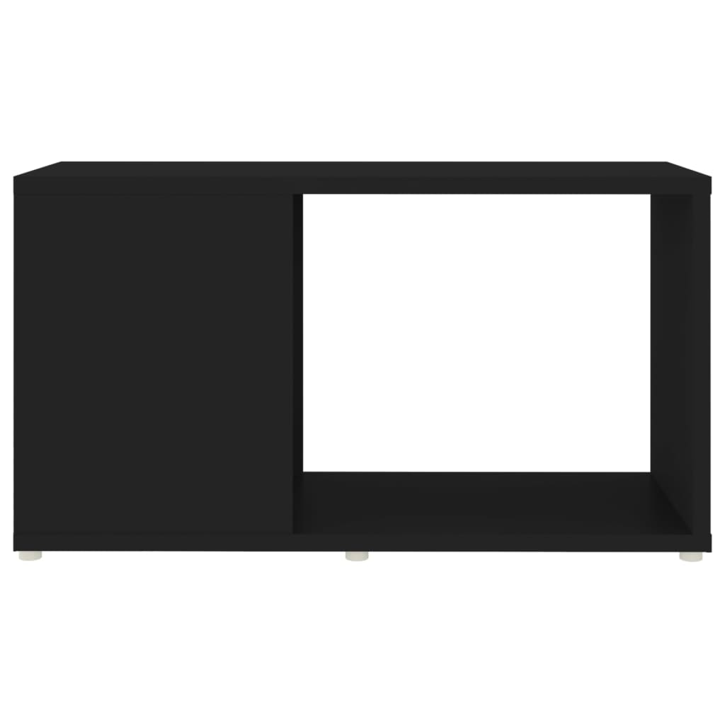 TV-benk svart 60x24x32 cm konstruert tre