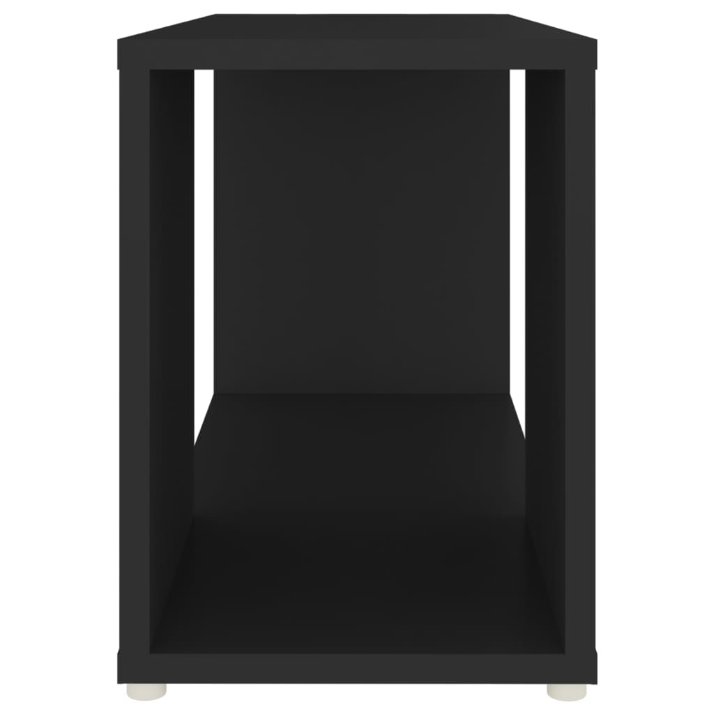 TV-benk svart 60x24x32 cm konstruert tre