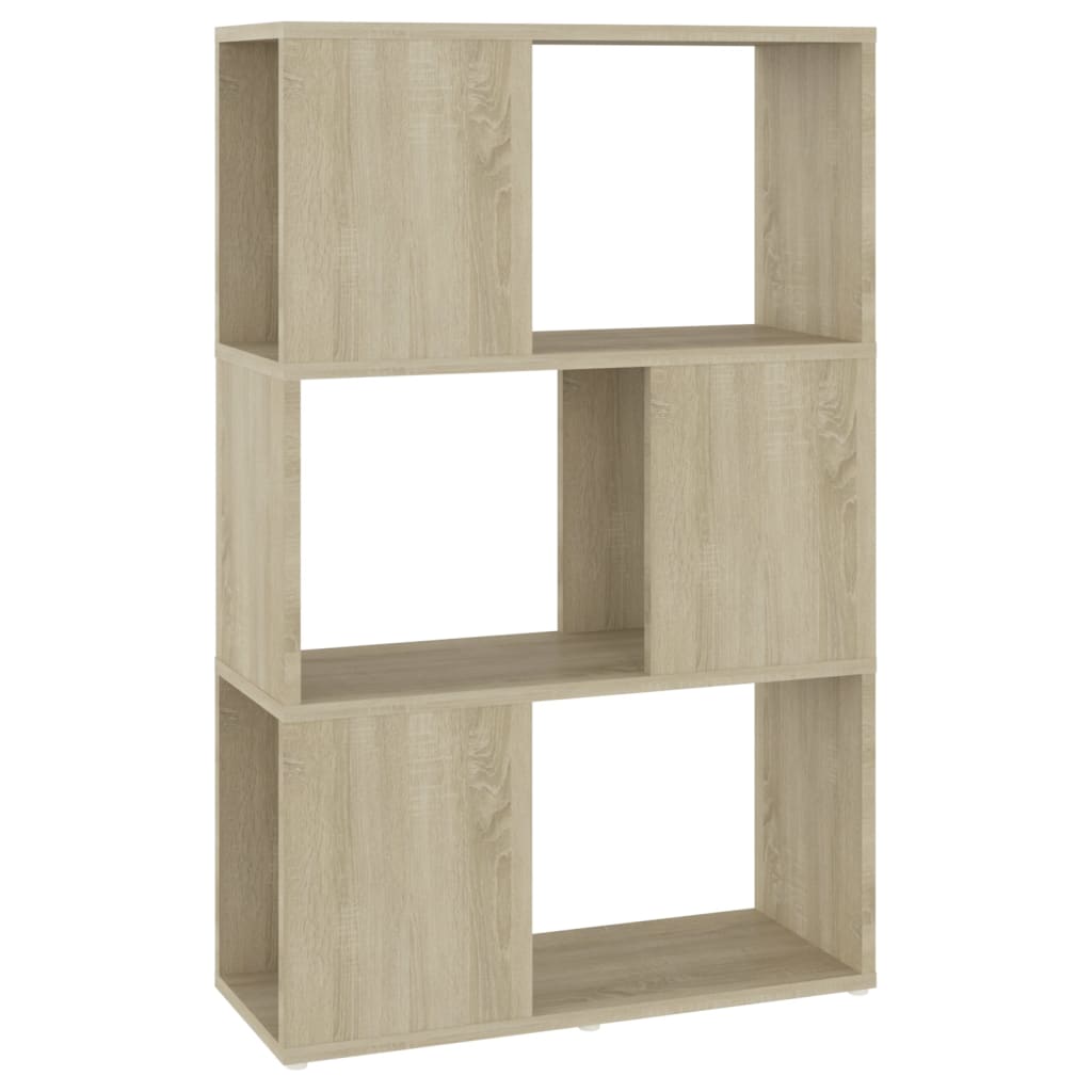 Bokhylle/romdeler sonoma eik 60x24x94 cm konstruert tre