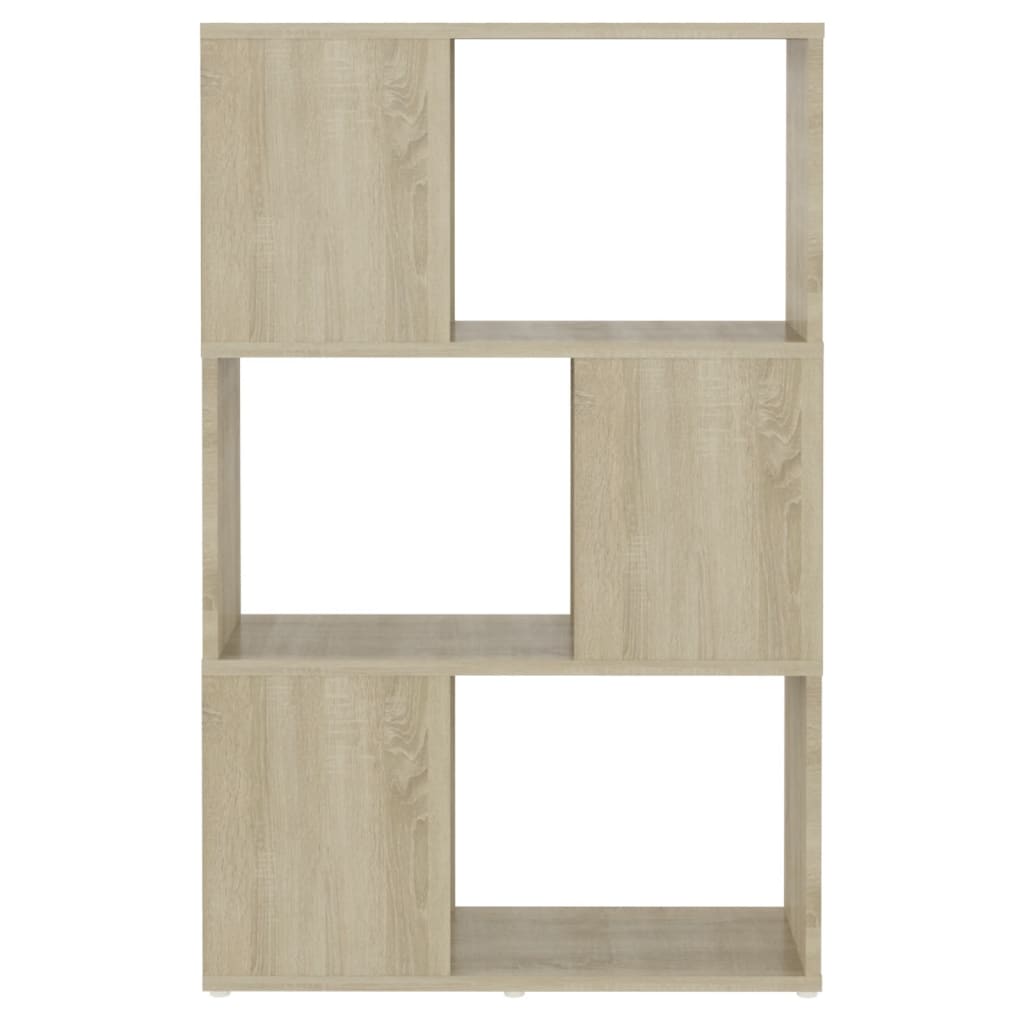 Bokhylle/romdeler sonoma eik 60x24x94 cm konstruert tre