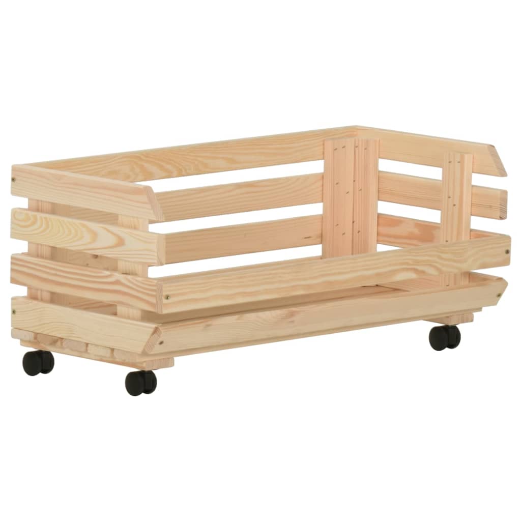 Grønnsakstralle 77x30x80 cm heltre furu