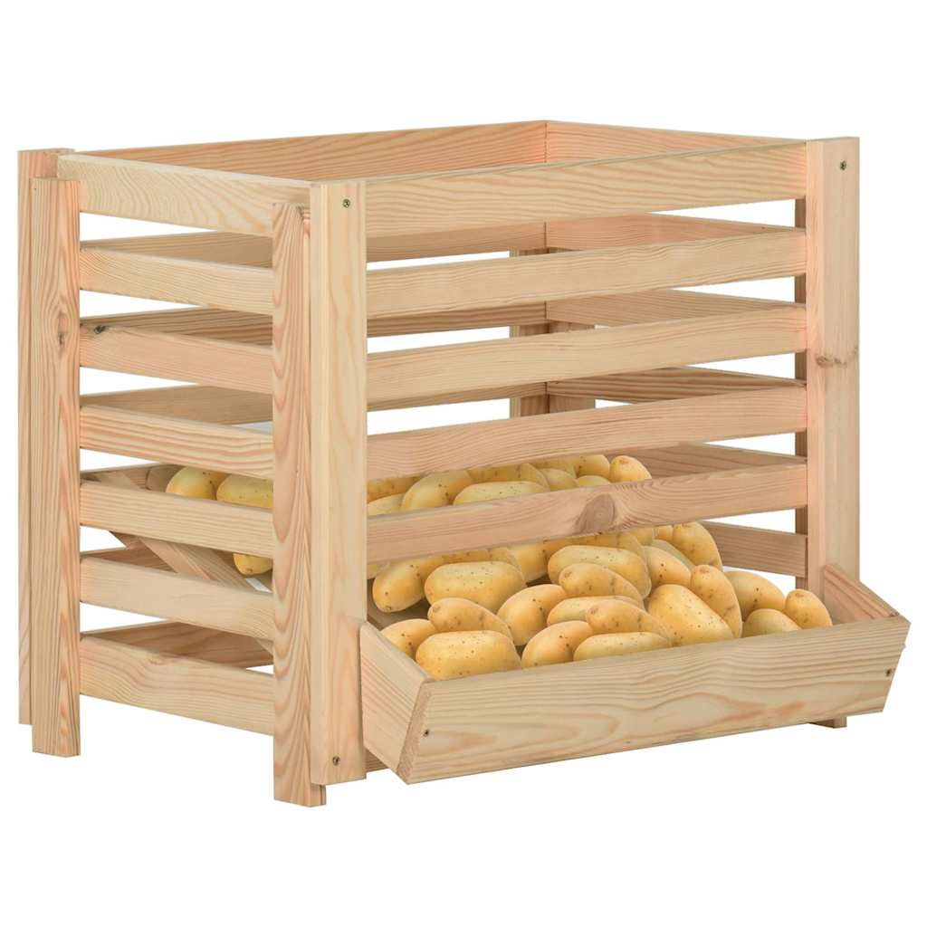 Potetkasse 60x40x50 cm heltre furu