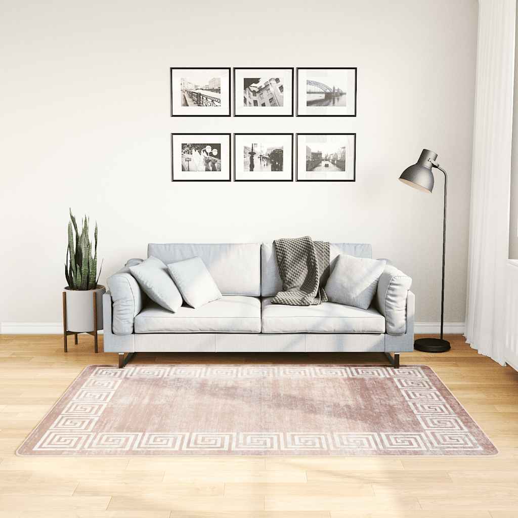Vaskbart teppe 120x180 cm beige