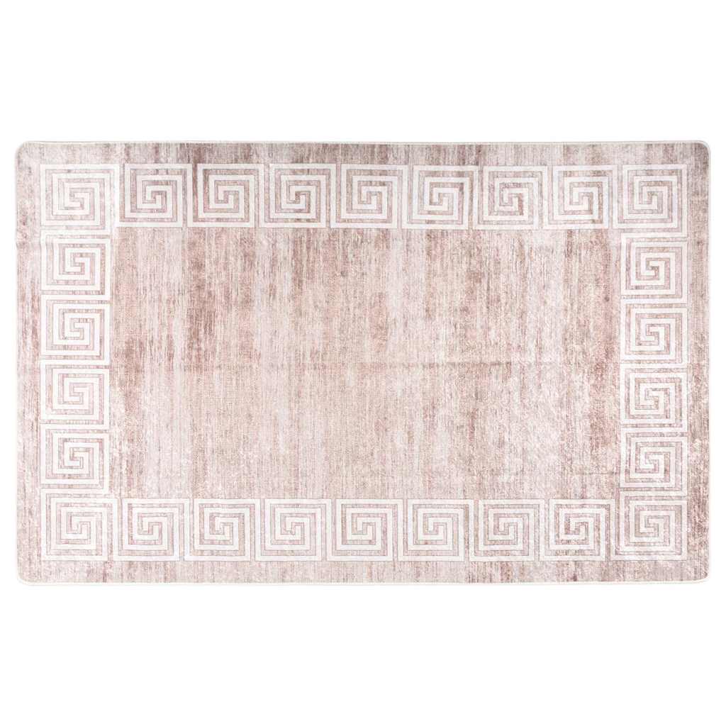 Vaskbart teppe 160x230 cm beige sklisikker