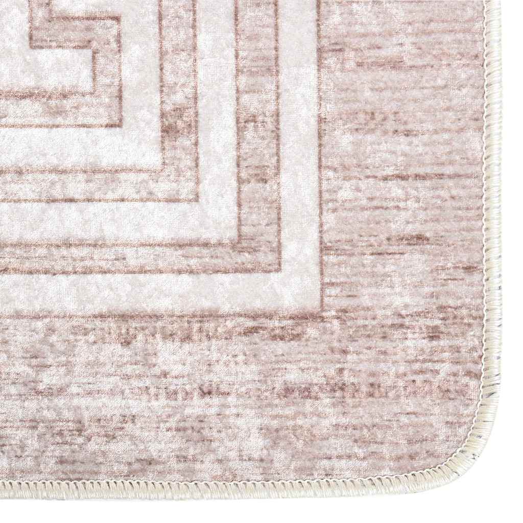Vaskbart teppe 160x230 cm beige sklisikker