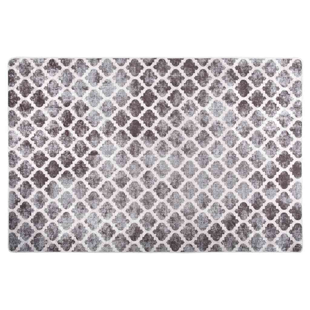 Vaskbart teppe 80x150 cm sklisikker flerfarget