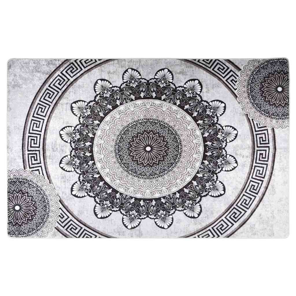 Vaskbart teppe 80x150 cm flerfarget sklisikker