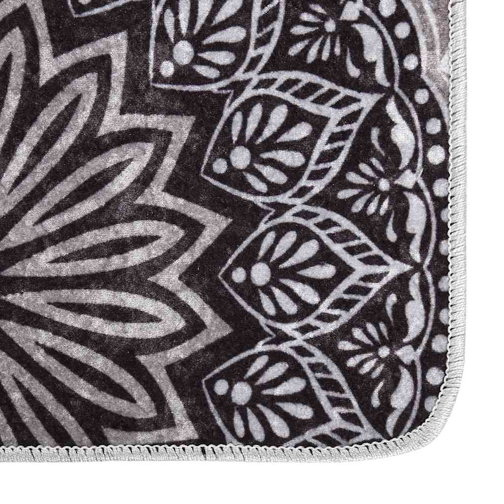 Vaskbart teppe 80x150 cm flerfarget sklisikker