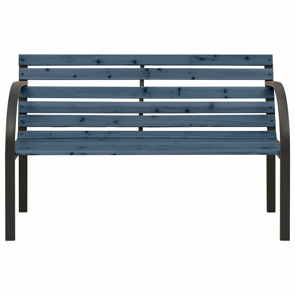 Hagebenk for barn 81 cm kinesisk gran grå vidaXL