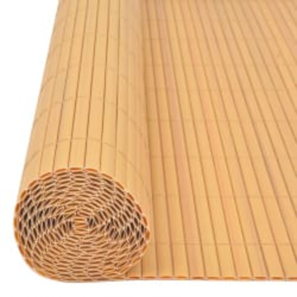 Dobbelsidet hagegjerde 90x400 cm gul