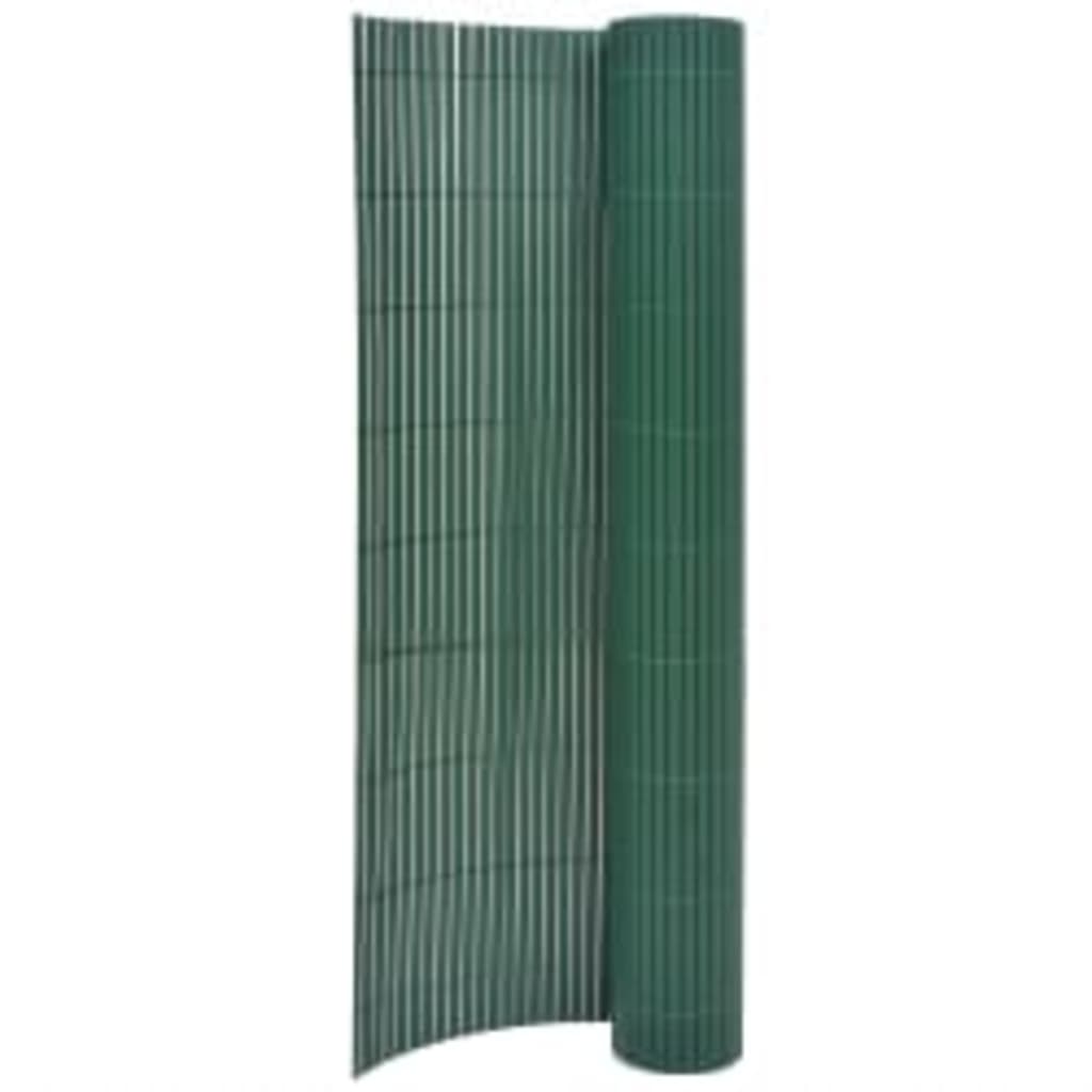 Dobbelsidet hagegjerde 110x400 cm grønn
