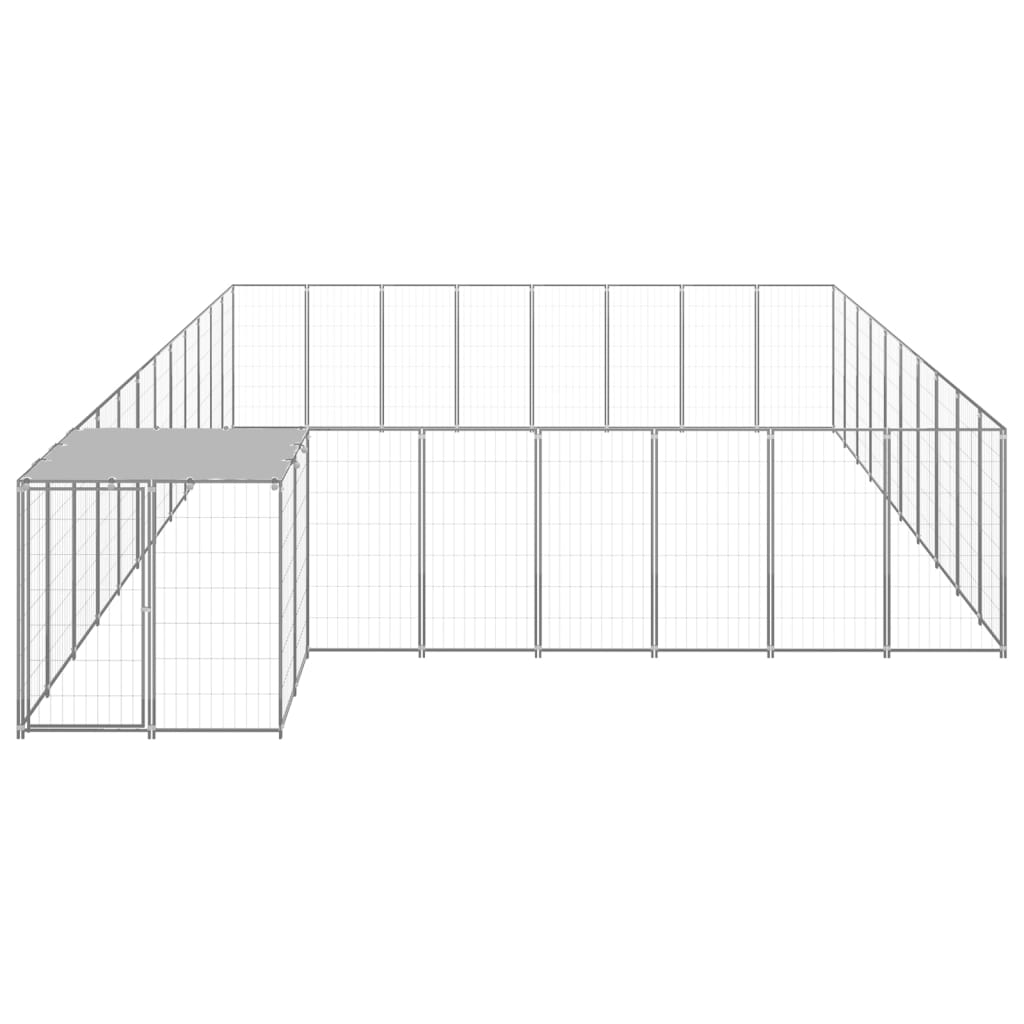 Hundegård sølv 25,41 m² stål