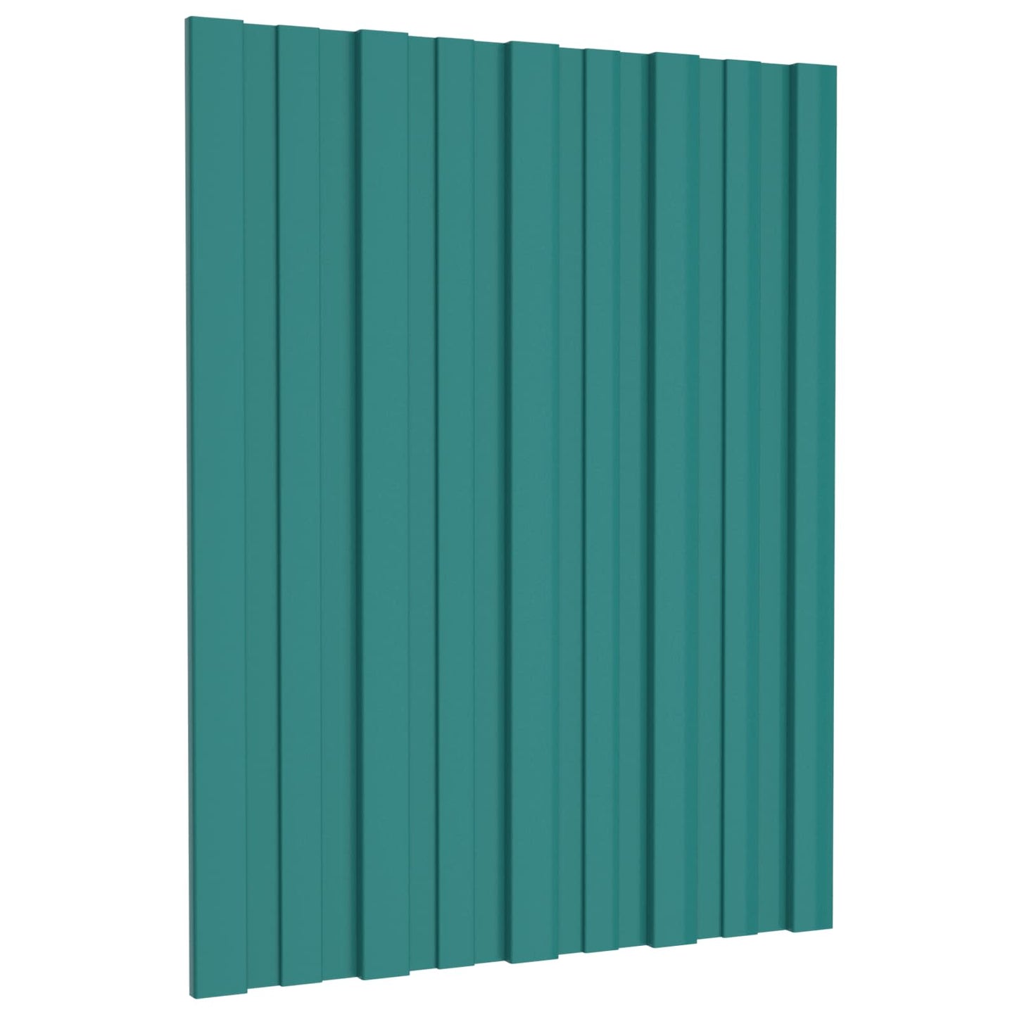 Takpanel 12 pcs Grønn 60 x 45 cm Galvanisert stål