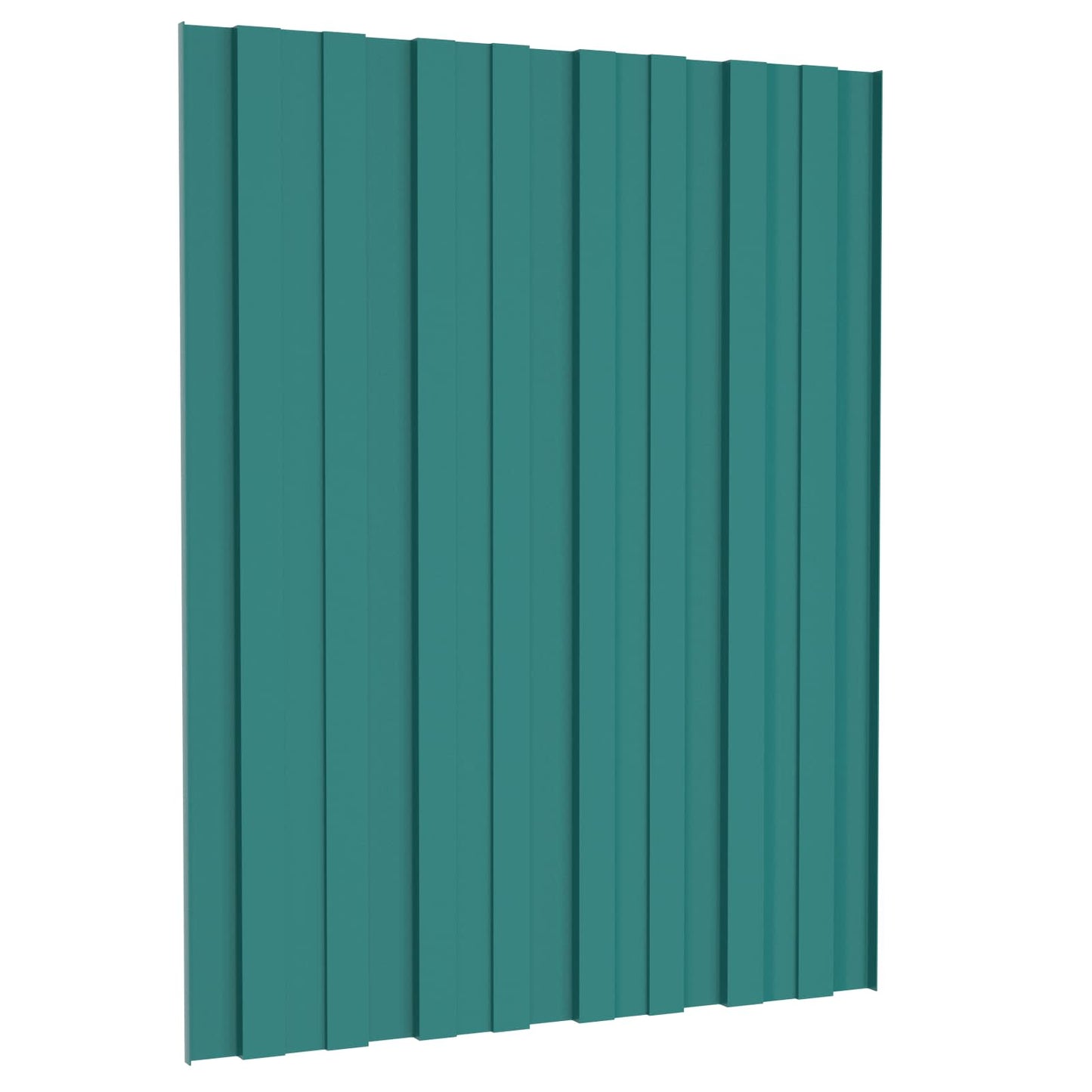 Takpanel 12 pcs Grønn 60 x 45 cm Galvanisert stål