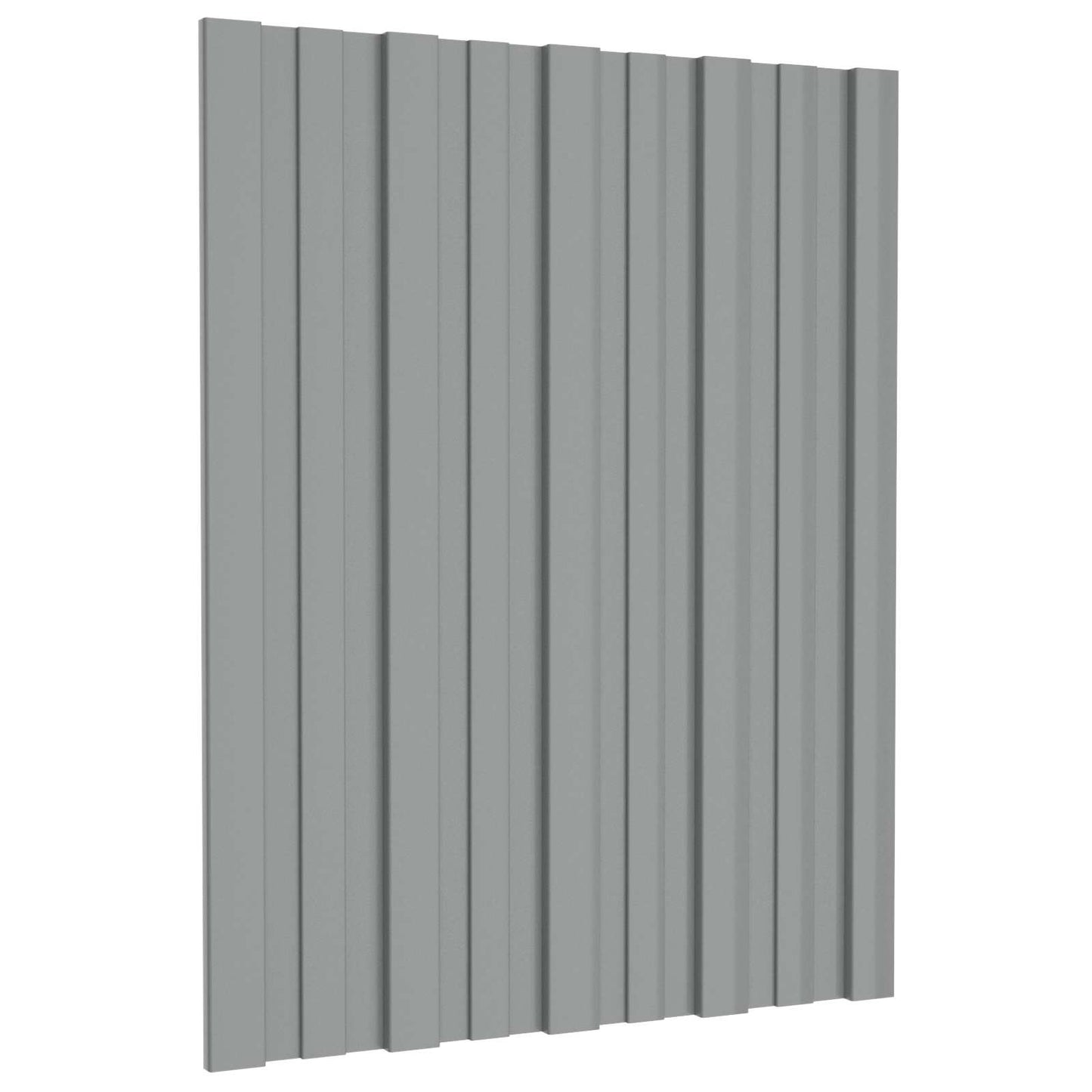 Takpanel 36 pcs Grå 60 x 45 cm Galvanisert stål