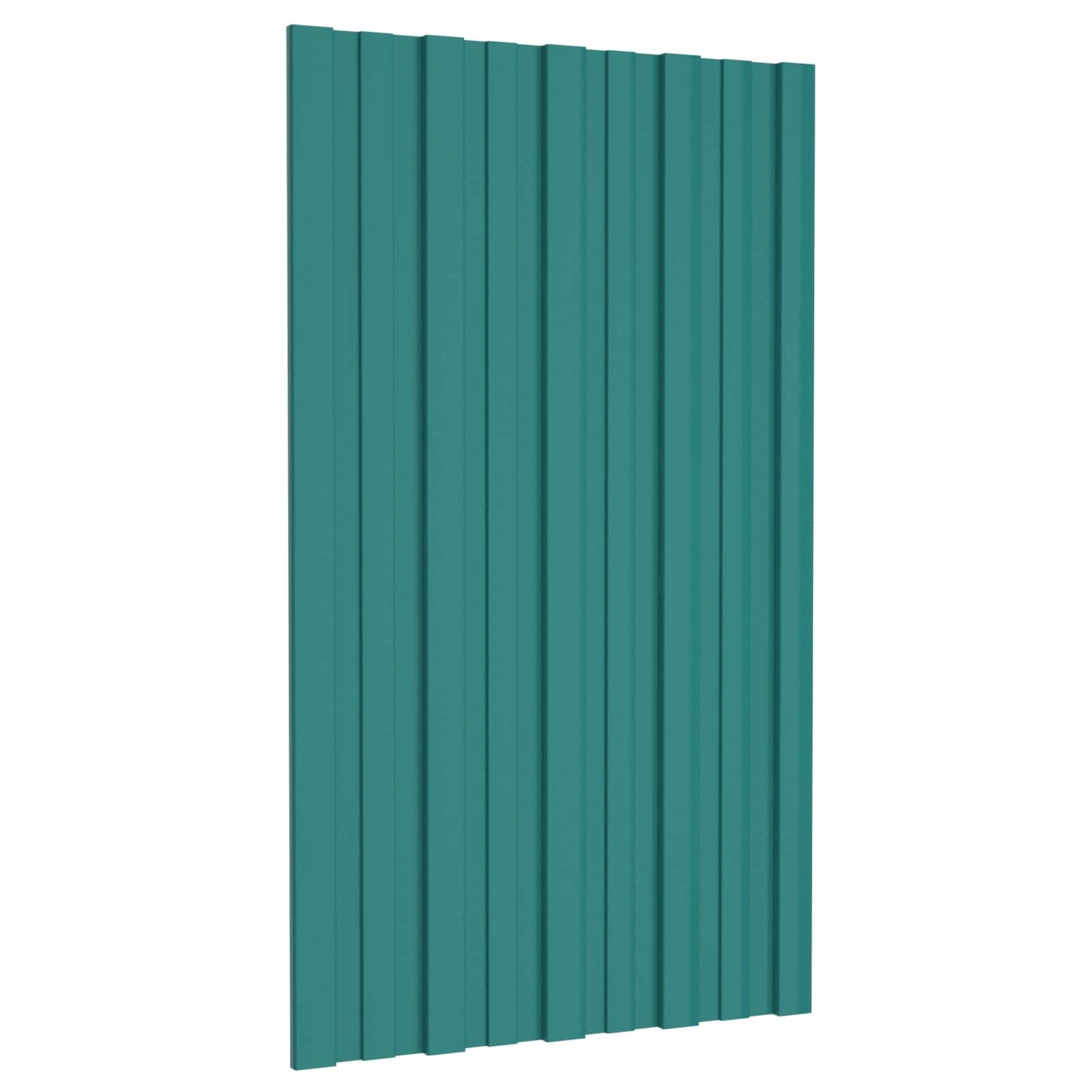 Takpanel 12 pcs Grønn 80 x 45 cm Galvanisert stål