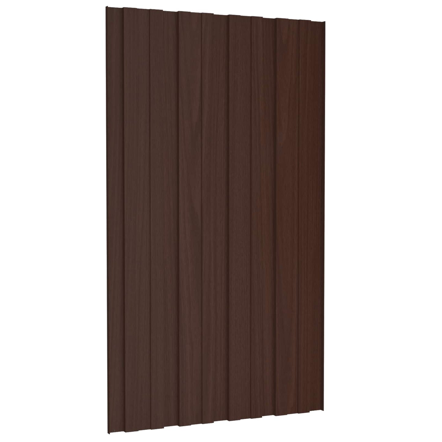 Takpanel 12 pcs Brun 80 x 45 cm Galvanisert stål