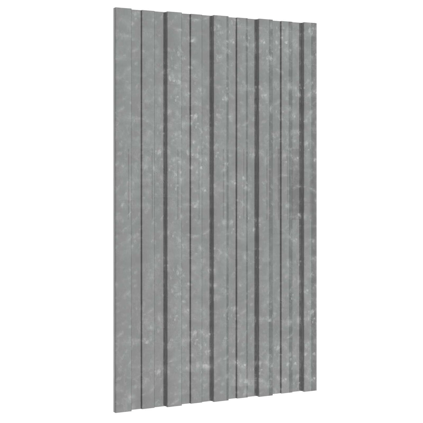 Takpanel 12 pcs Sølv 80 x 45 cm Galvanisert stål